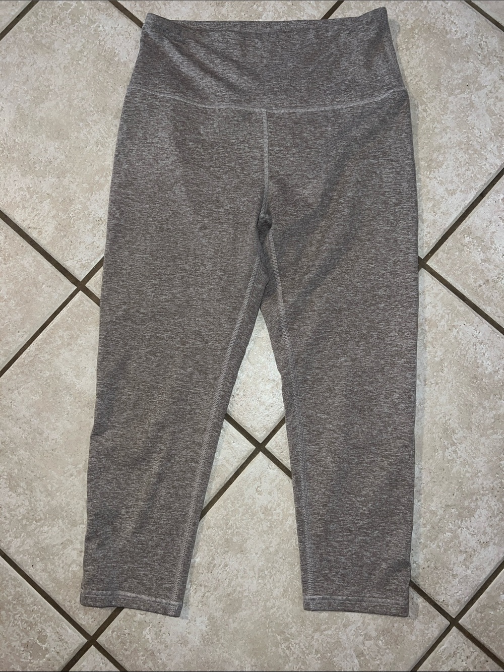 Zobha brown/tan Heather Capri Leggings